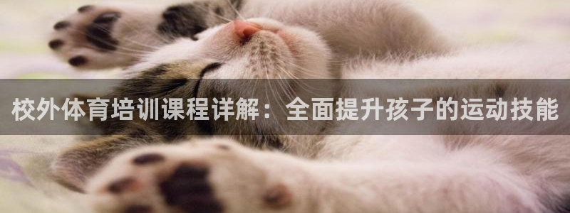 富联股份：校外体育培训课程详解：全面提升孩子的运动技