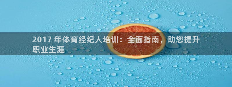 富联官方网站入口下载安卓：2017 年体育经纪人培训
