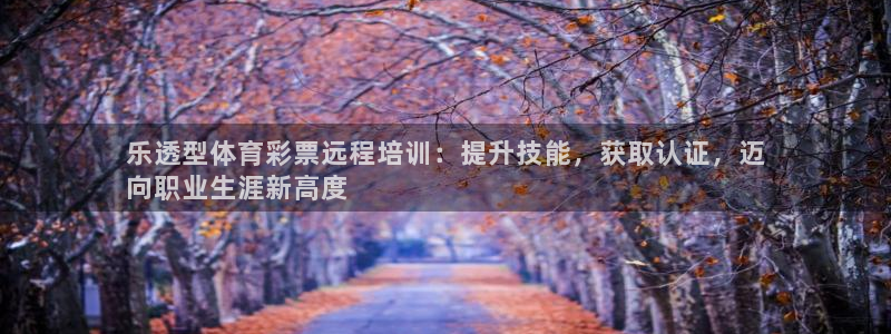 富联平台官网登录网址：乐透型体育彩票远程培训：提升技